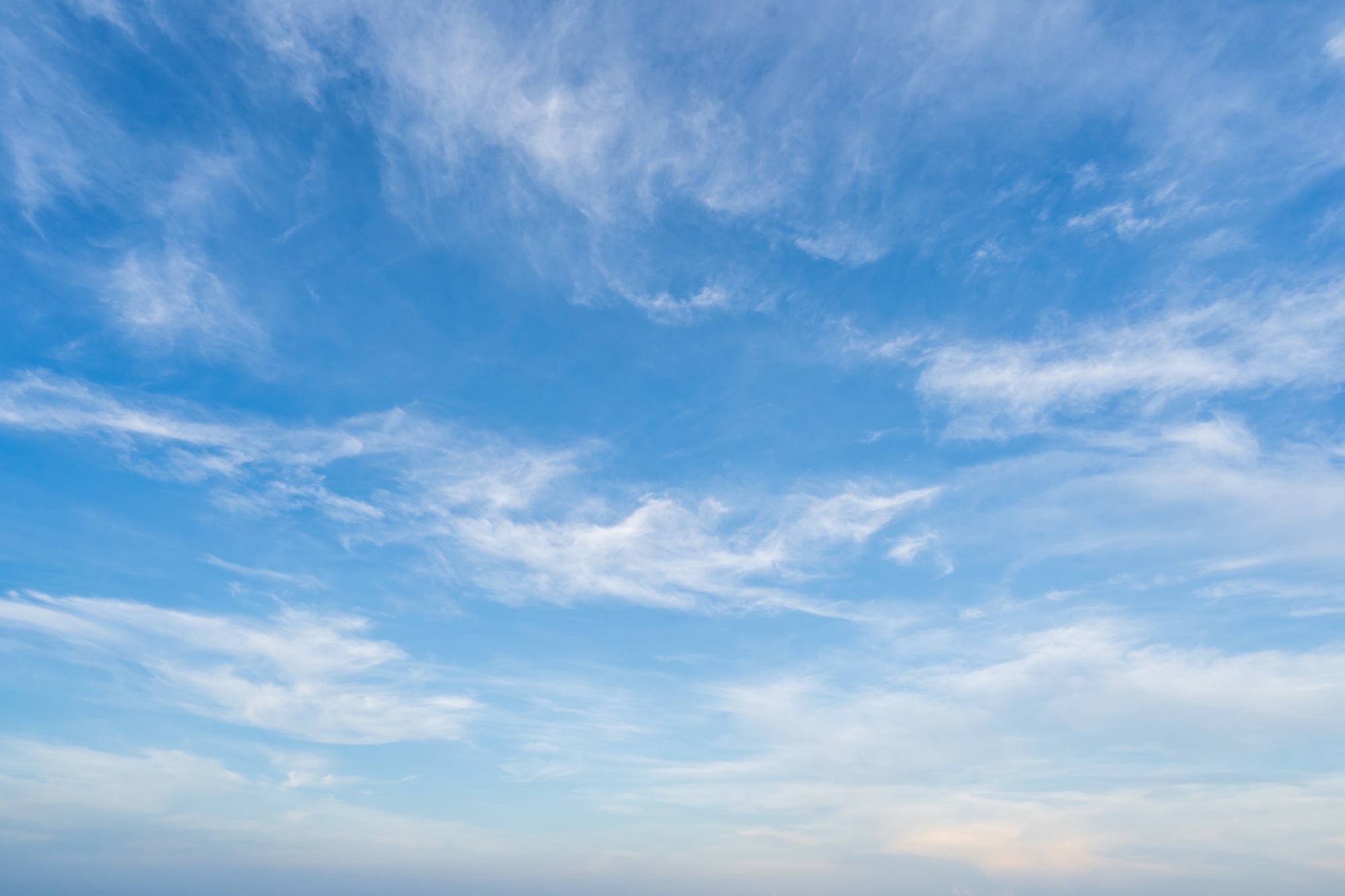 white fluffy clouds with the beautiful blue sky